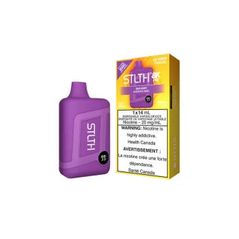 STLTH 8K PRO DISPOSABLE - QUAD BERRY (5PC/CTN)