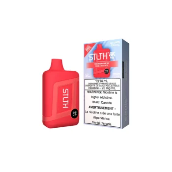 STLTH 8K PRO DISPOSABLE - STRAWBERRY LIME ICE (5PC/CTN)