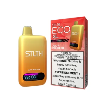 STLTH ECO XL DISPOSABLE - JUICY PEACH ICE (5PCS/CTN)