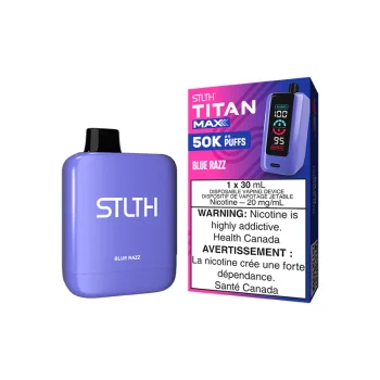 STLTH TITAN MAX DISPOSABLE - BLUE RAZZ (4PCS/CTN)