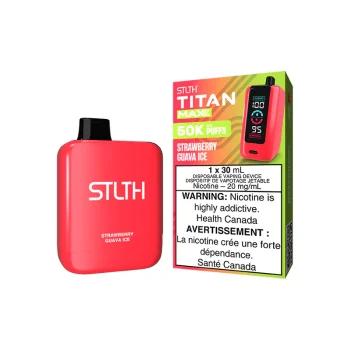 STLTH TITAN MAX DISPOSABLE - STRAWBERRY GUAVA ICE (4PCS/CTN)